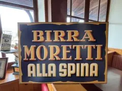 Birra Moretti モレッティ備品/カフェ・バー・ガレージ装飾に Birra Moretti モレッティ備品/カフェ・バー・ガレージ装飾に - メルカリ