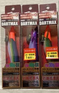 エギリーダートマックスTR30g-BK 6個セット　新品未使用 新色 エギリー・ダートマックスTR30g-BK | INFORMATION | ECOGEAR