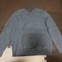 UNIQLO ユニクロ　ウォッシャブルミラノリブクルーネックセーター　L