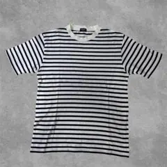 90s OLD UNIQLO 紺タグ ボーダーTシャツ M オールドユニクロ