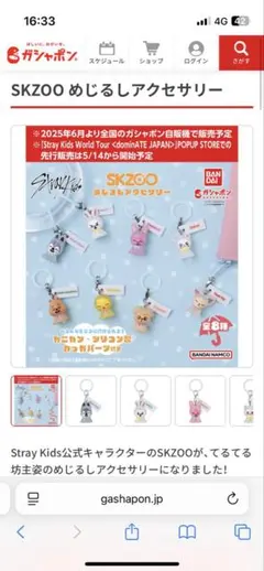 SKZOO めじるしアクセサリー フォクシニー　アイエン