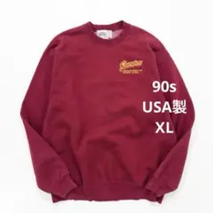 90s USA製 刺繍デザインスウェット ヴィンテージ古着