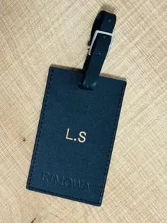 新品未使用】RIMOWA リモワ純正 ラゲージタグ ブラック ステッカー付き
