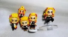 鬼滅の刃 煉獄杏寿郎 ぴょんコレ ちょこっとひっかけフィギュア すやすやケーブル