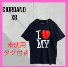新品　未使用　[GIORDANO ❤️MY ビックプリント　Tシャツ　半袖　XSのサムネイル
