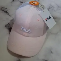 FILA メッシュキャップ ガールズ 53～55cm ピンク【新品】熱中症防止のサムネイル