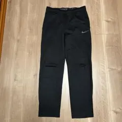 Nike Dri-FIT ブラックジャージパンツ M