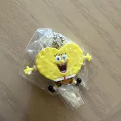 スポンジボブ ハート型 キーホルダー