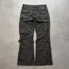 ③00s TETE HOMME ボンテージカーゴパンツ フレア キミノリモリシタ