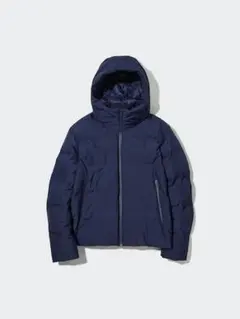 シームレスダウンパーカ（3Dカット） ネイビー | UNIQLO