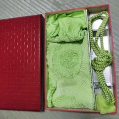 【セット】明るい緑色の帯締めセット