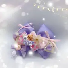 ポニー♡ヘアゴム⑅⃛NO.21 ゆめかわ ロリータ 推し活 量産型 卒園 卒業