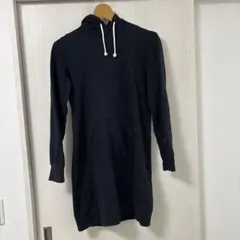 Champion ロング　パーカー　ネイビー　L