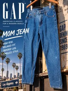GAP ギャップ マムジーンズ 26インチ レディース テーパードデニム