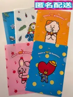 BT21 ミニクリアファイル セット