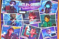 【両面 ピンナップ】ミルキーサブウェイ★アイカツ プリパラ★アニメディア 12月