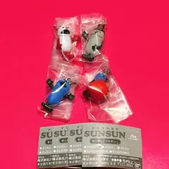 パペットスンスン　めじるしアクセサリー　めじるし　ガチャ　4点セット