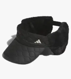 adidas ブラック バイザー 耳あて付き