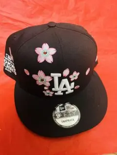 New Era 9FIFTY 黒 Dodgers キャップ　ドジャース　村上隆 NEW ERA TMKK 村上隆 Dodgers 9FIFTY Snapback - メルカリ
