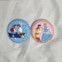 Disney Characters 刺繍缶バッジ 2種セット