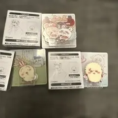 ちいかわ アクリルシーンクリップビスケット うさぎ ラッコ 古本屋 モモンガ