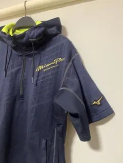 MizunoPro ミズノプロ テックシールド 半袖パーカー ネイビー サイズＭ