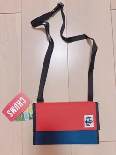 【2/13まで値下げ中】CHUMS サコッシュ レッド/ブルー