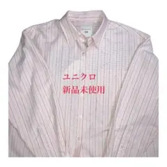 新品　未使用　UNIQLO コラボシャツ ストライプ ピンクのサムネイル