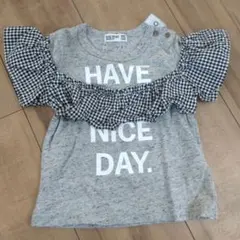 ラグマート　女の子ベビー　半袖　tシャツ　フリル　キッズtシャツ