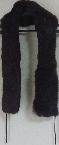 レディース専用　バイオレット色ファーストール　未使用に近い　専用ページ無料OK◎