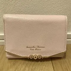【新品♡】Samantha Thavasa 三つ折り財布♪ k144 Samantha Thavasa 三つ折り財布 ピンク 箱、証明書付 - メルカリ