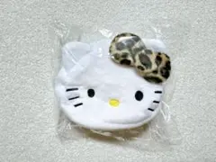 【ハローキティ ミニフェイスポーチ】ヒョウ柄ブラウン 大人気キャラクターサンリオ