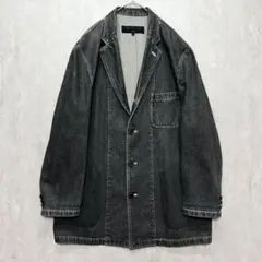 【希少】AD1996 コムデギャルソンオム 田中オム デニムカバーオール 黒 M 2026年最新】田中オム デニムの人気アイテム - メルカリ