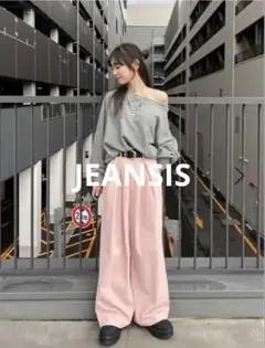 JEANSIS リネンライクステッチパンツのサムネイル