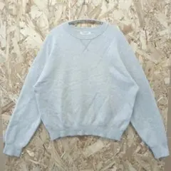 FREAK'S STORE　暖かいグレー クルーネック トレーナー