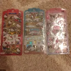 サンリオ　ドロップジェリーシール　ハローキティ　シナモン　マイメロディ　クロミ