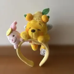 香港ディズニーランド　プーさんカチューシャ