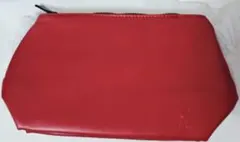 新品未使用 YSL ノベルティ レッド レザー ポーチ