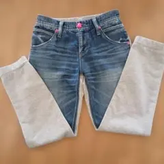 RODEOCROWNS★デニム　スエットコンビパンツ