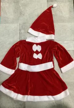 サンタコスチューム 赤 100cm~