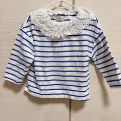 n.o.u.s ストライプ 長袖カットソー 80