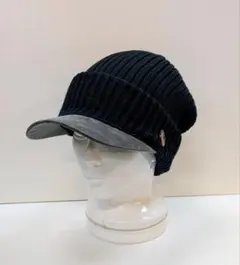 ニット帽ツバ