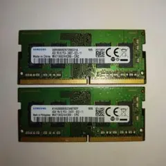 Samsung DDR4 2400MHz 4GB メモリー2枚セット