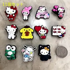 11個セット クロックス ジビッツ チャーム｜キャラクター