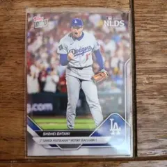 大谷翔平 2025 Topps Now #821 ポストシーズン初勝利