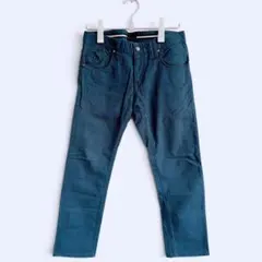 m.f.editorial デニムパンツ M ダークグリーン ストレートパンツのサムネイル