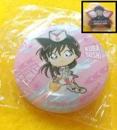 ２種類セット コナン くら寿司 缶バッジ マグネット 非売品