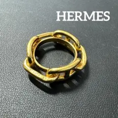 HERMES ルカデ シェーヌダンクル　スカーフリング　ゴールド✨
