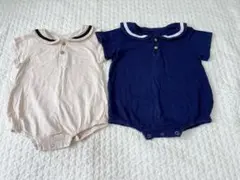 セーラーロンパース 2セット 80サイズ
