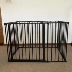 特価‼️ 犬 ケージ ペット サークル フェンス ダブルロック (ブラック